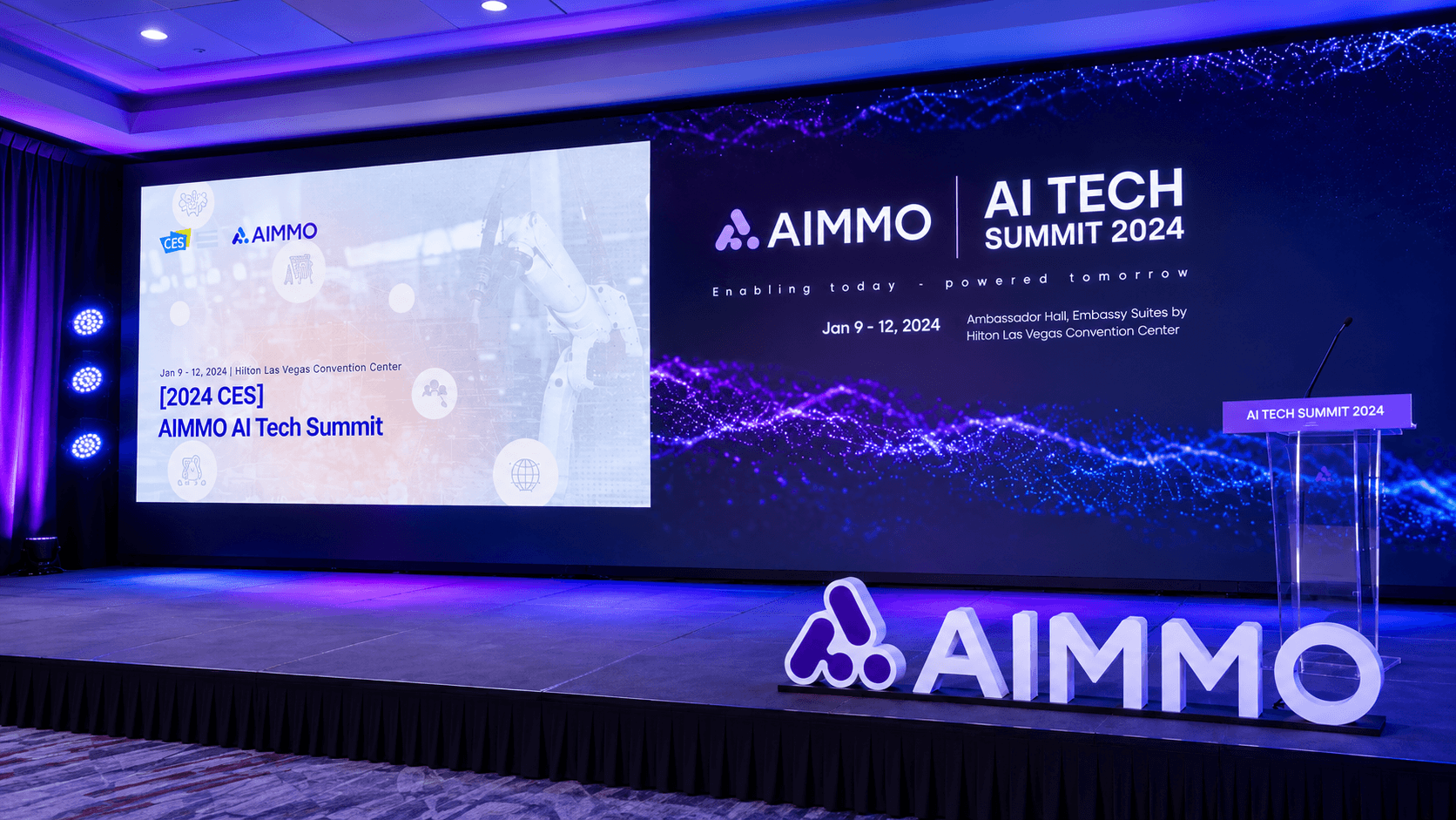 AIMMO 해외 전시 브랜드 적용 사례 7