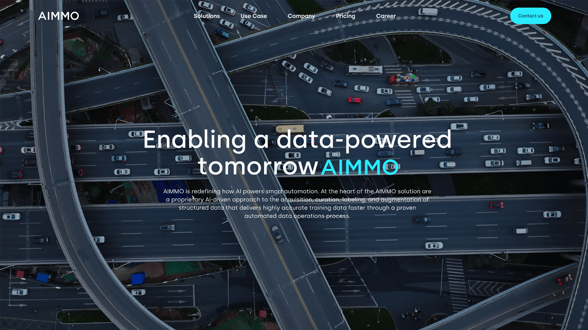 AIMMO 공식 사이트 브랜드 경험 1